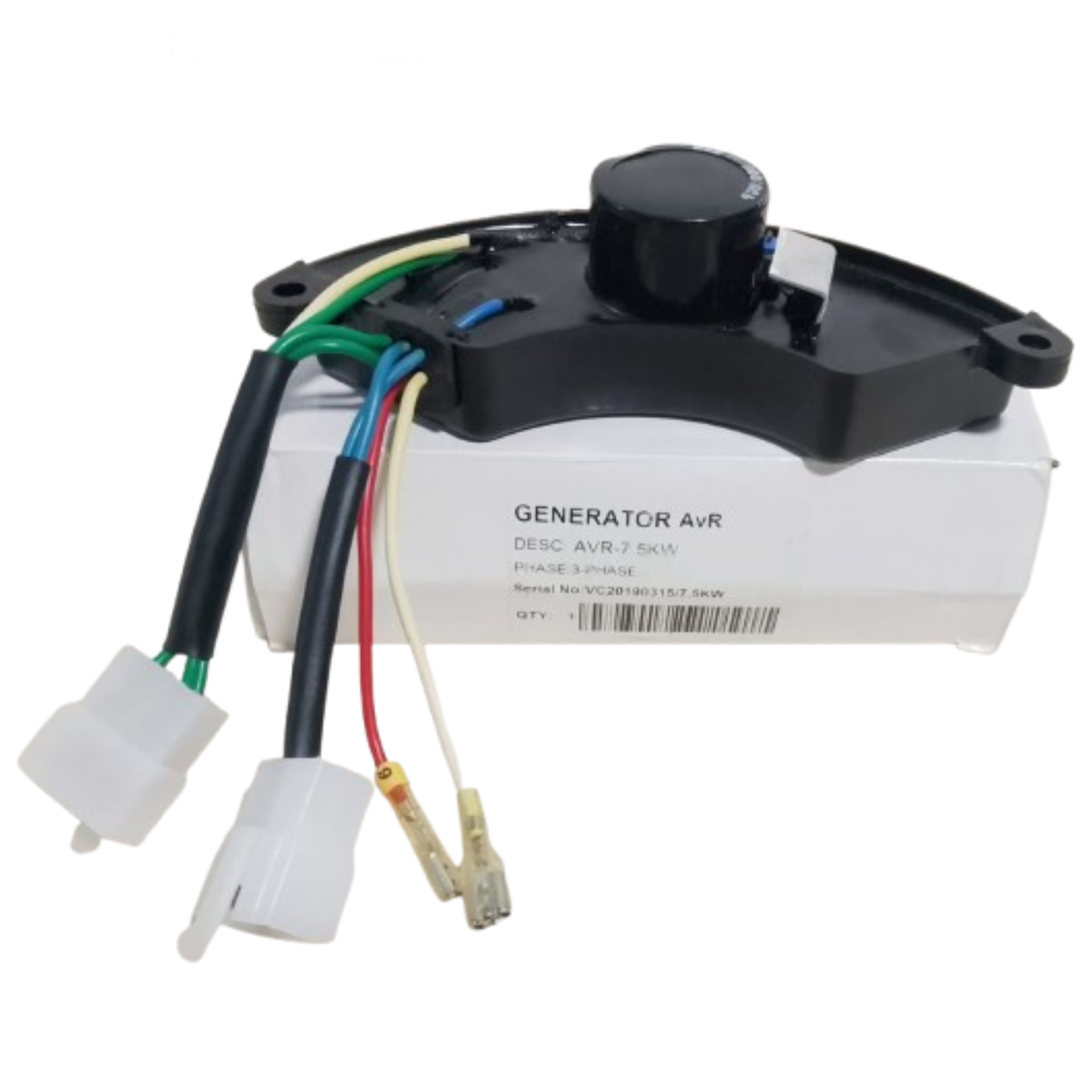 7.5KW 8 CABLES TRIFÁSICA MEDIA LUNA APLICA PARA GENERADOR DIÉSEL AVR GENÉRICA