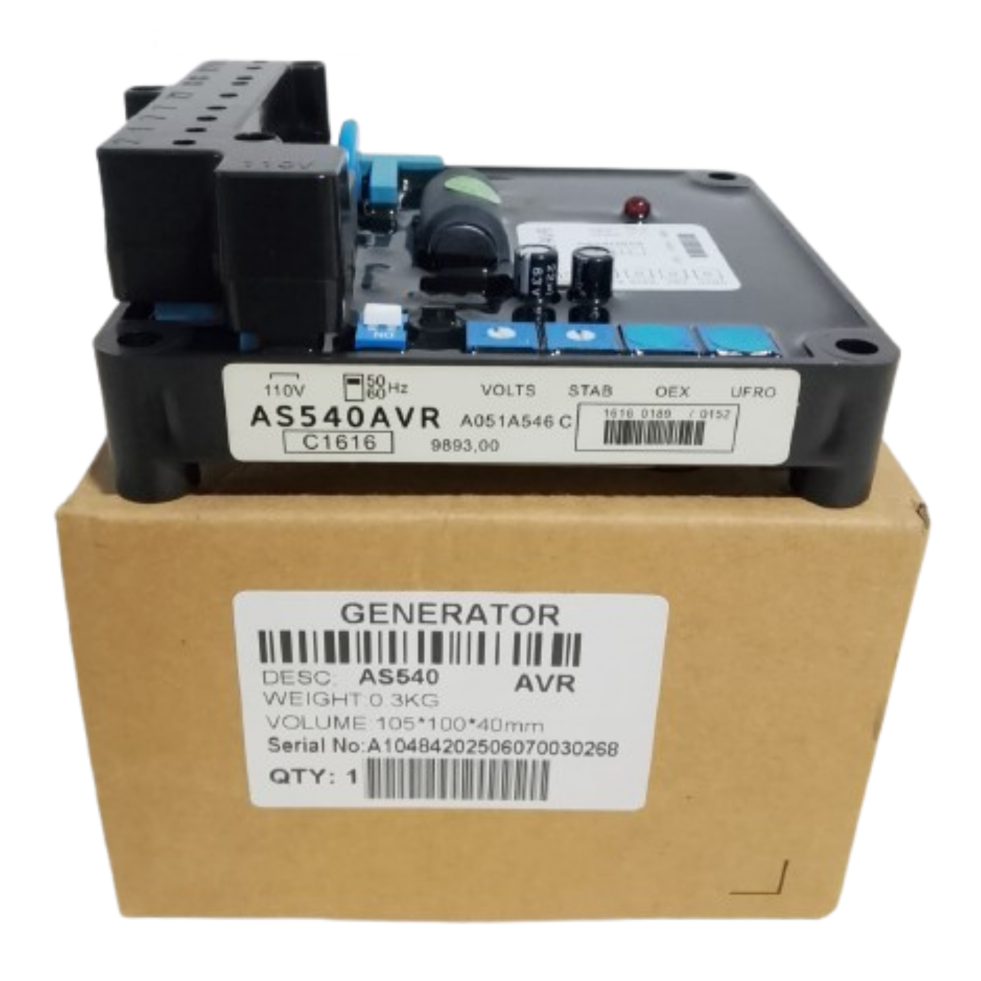 AS540 APLICA PARA GENERADOR STAMFORD SIN ESCOBILLAS AVR GENÉRICA