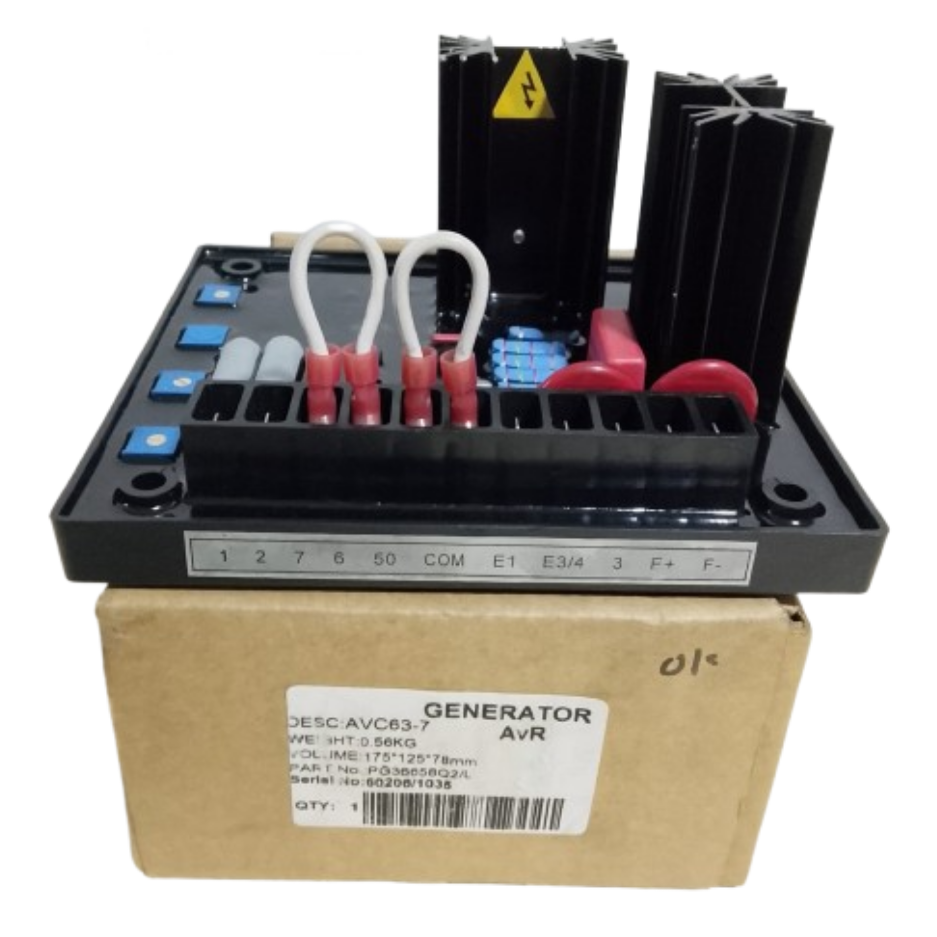 AVC63-7 APLICA PARA GENERADOR BASLER / MARATHON SIN ESCOBILLAS AVR GENÉRICA