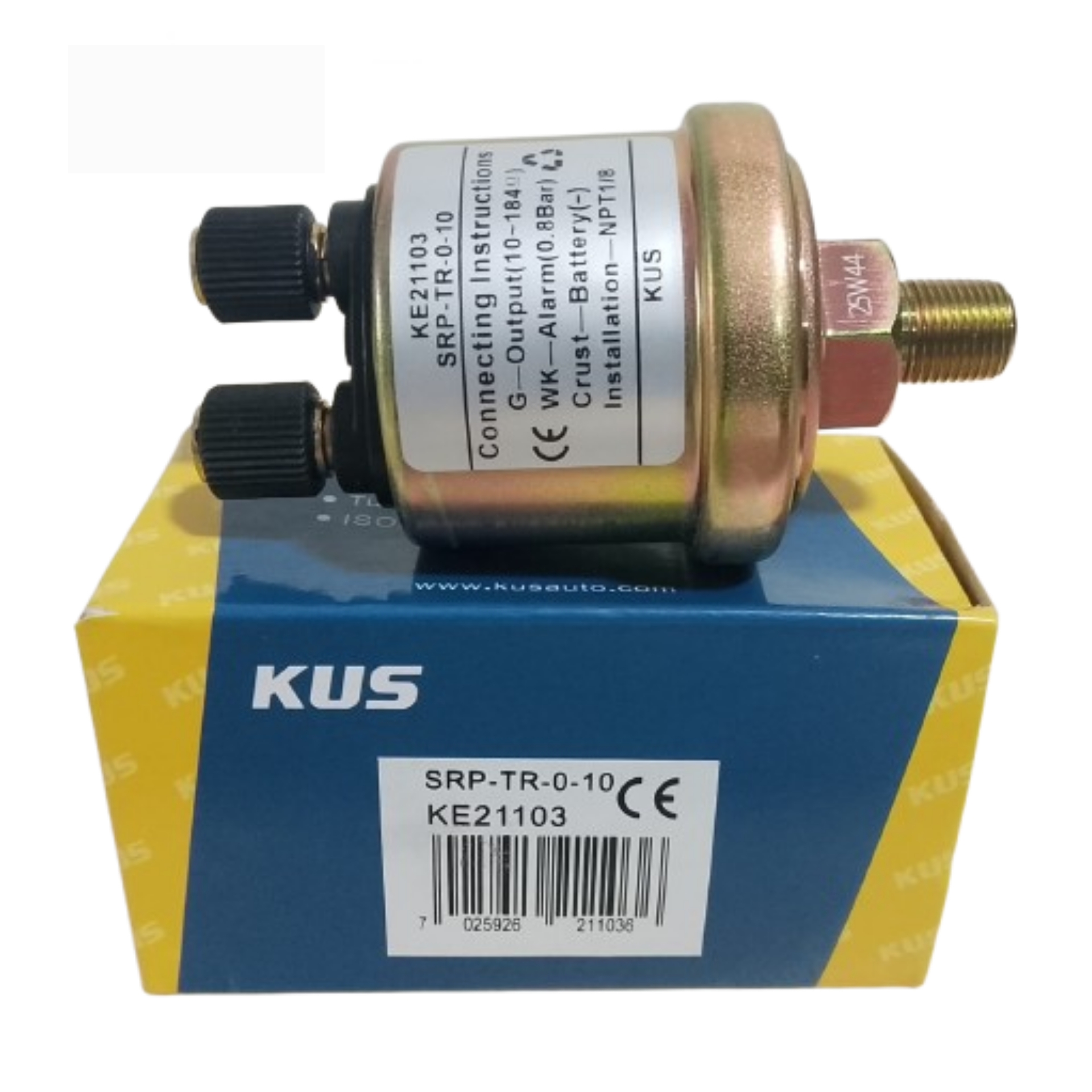 KE21103 1/8" NPT 0-10BAR SENSOR DE PRESIÓN DE ACEITE KUS