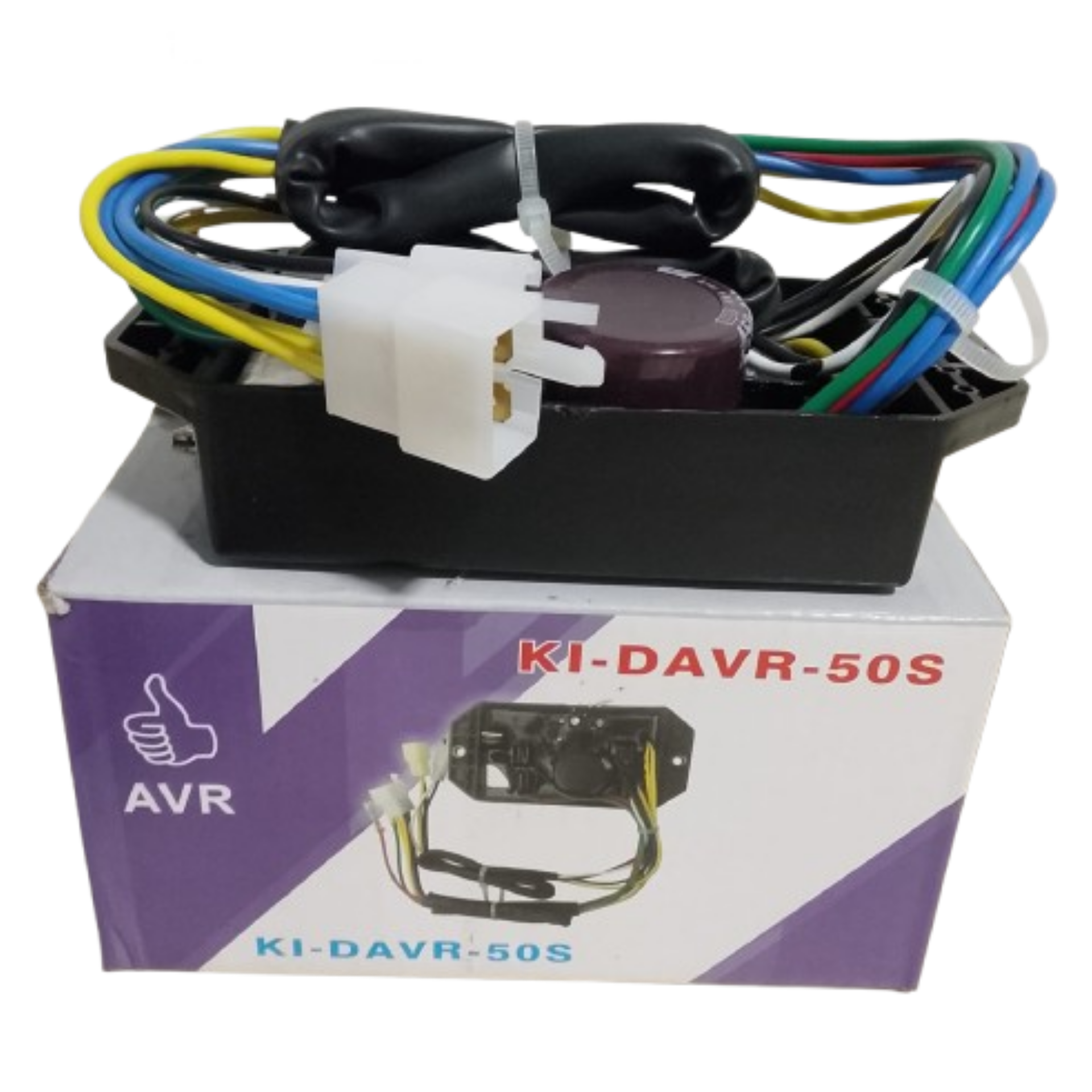 KI-DAVR-50S 5KW 10 CABLES MONOFÁSICA APLICA PARA KIPOR KDE5000T/KDE6500T/KDE6700E/KDE6700T AVR GENÉRICA