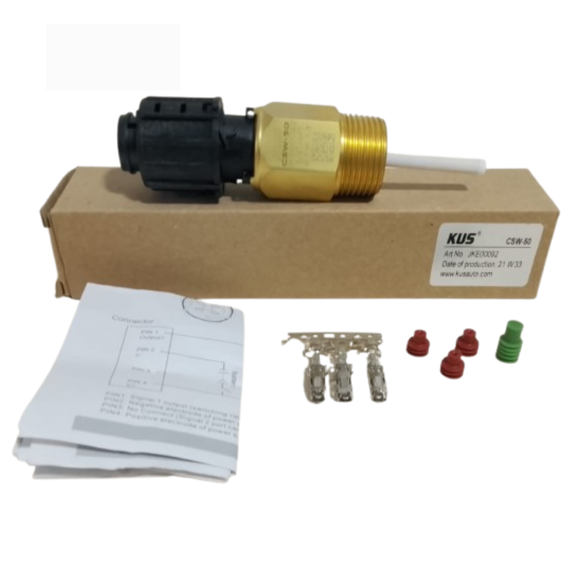 JKE00092 3/4" NPT 4 PINES SENSOR DE BAJO NIVEL DE REFRIGERANTE KUS