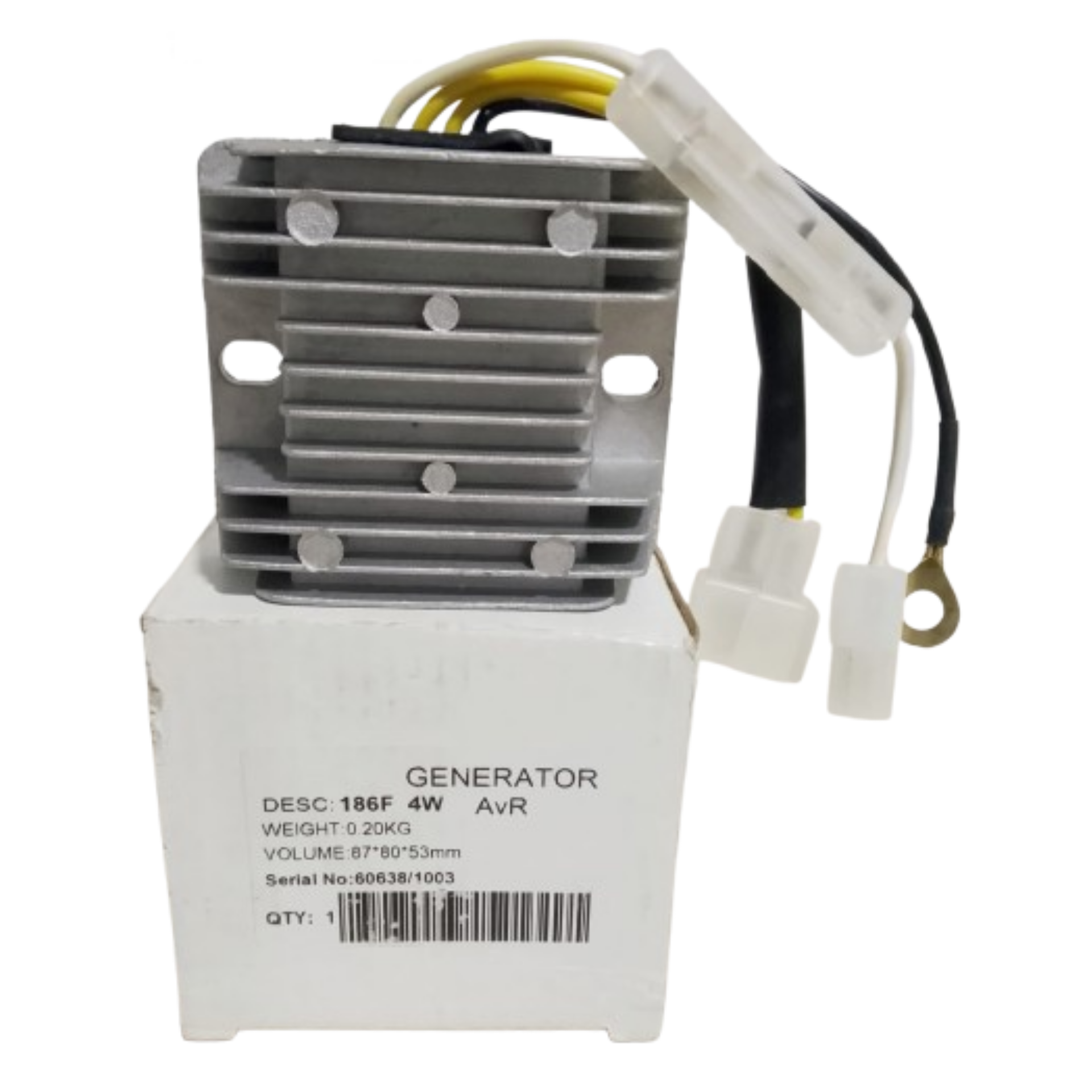 186F 4 CABLES 5KW APLICA PARA KIPOR / KAMA AVR GENÉRICA