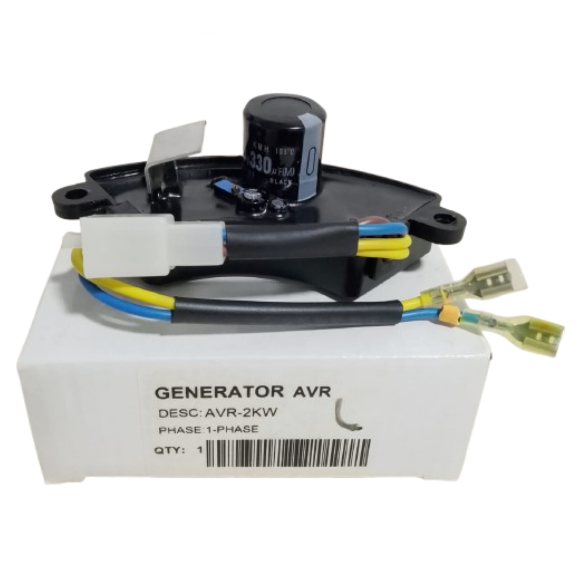 2KW 6 CABLES MEDIA LUNA MONOFÁSICA APLICA PARA MOTOR DIÉSEL 168F/170F AVR GENÉRICA