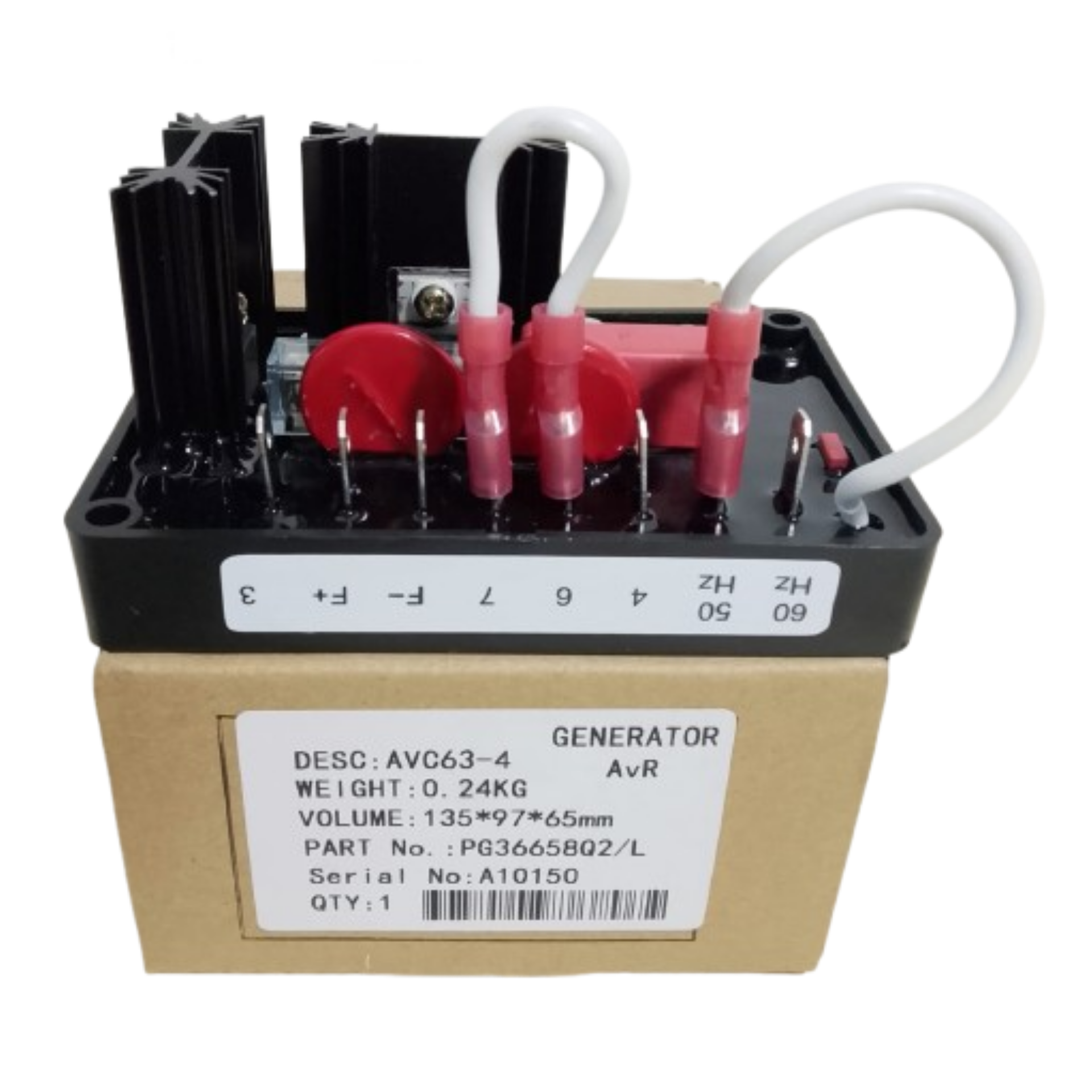 AVC63-4 APLICA PARA GENERADOR BASLER / MARATHON SIN ESCOBILLAS AVR GENÉRICA