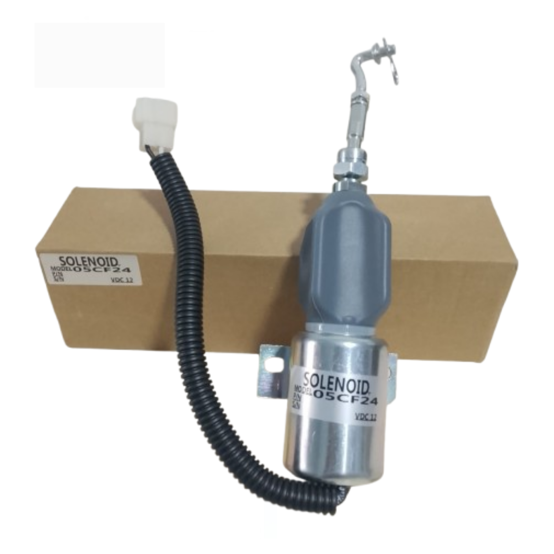05CF24 12V APLICA PARA CUMMINS 6CT / YUCAI YC4110 / FAWDE CA4113 SOLENOIDE DE PARADA GENÉRICO