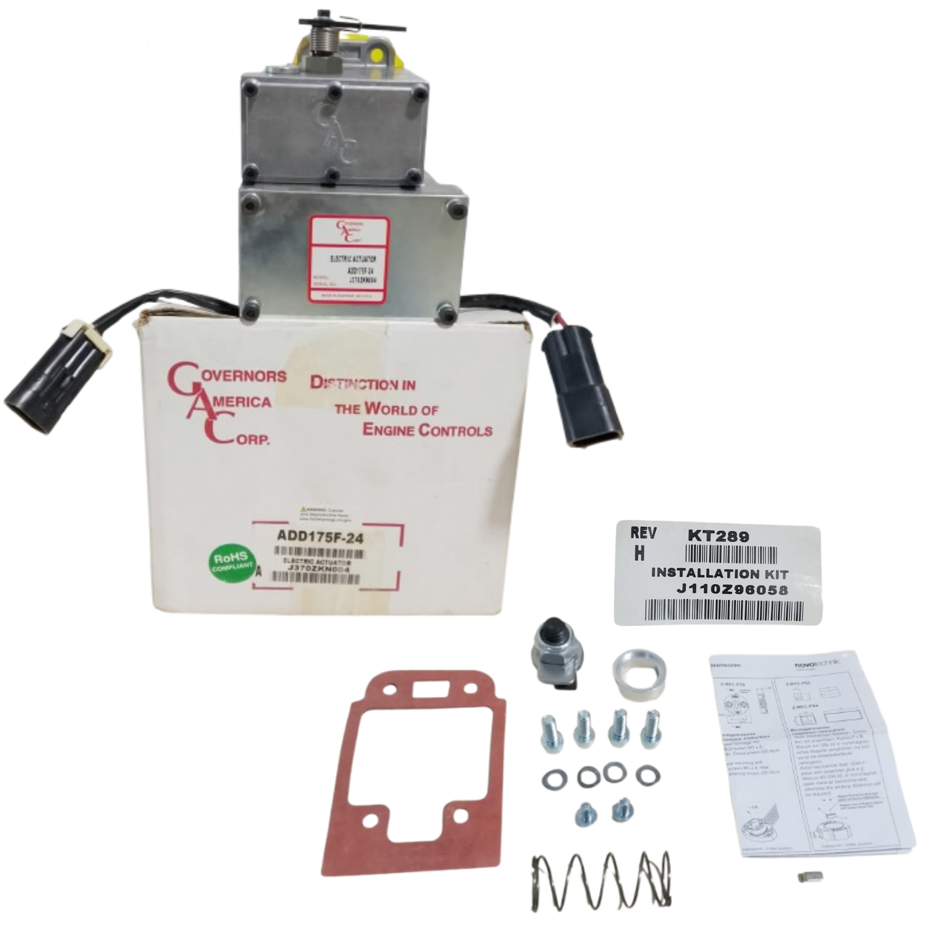 ADD175F 24V APLICA PARA BOMBA DE INYECCIÓN BOSCH TIPO P ACTUADOR ELÉCTRICO GAC ORIGINAL