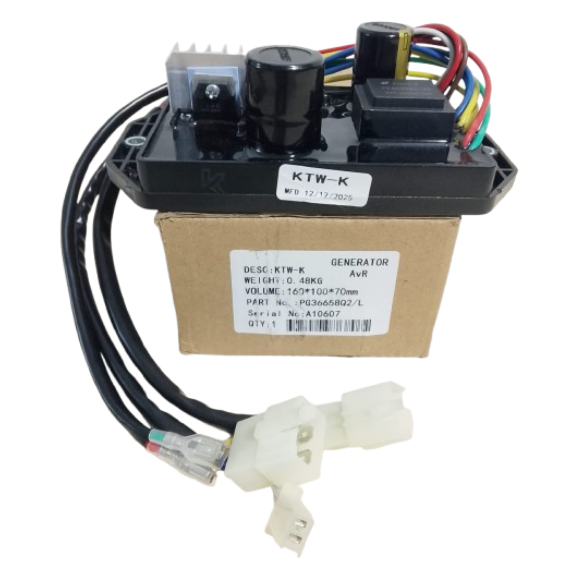 KTW-K 4.5KW 12 CABLES MONOFÁSICO APLICA PARA MOTODOLDADOR DIÉSEL AVR GENÉRICA