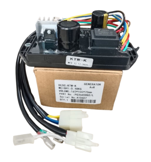 KTW-K 5KW MONOFÁSICO 12 CABLES APLICA PARA MOTODOLDADOR DIÉSEL AVR GENÉRICA