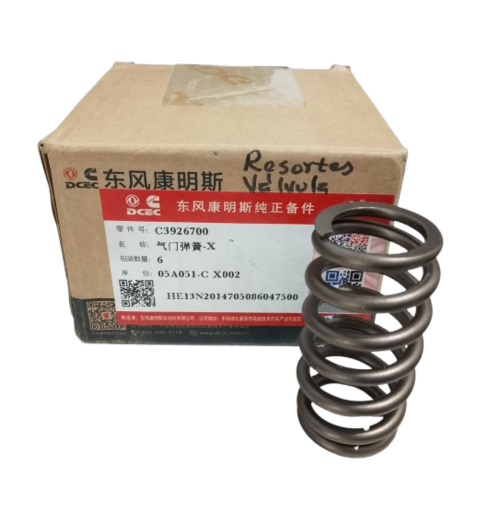 RESORTE DE VÁLVULA CUMMINS 4BT/6BT REF. 3926700 ORIGINAL