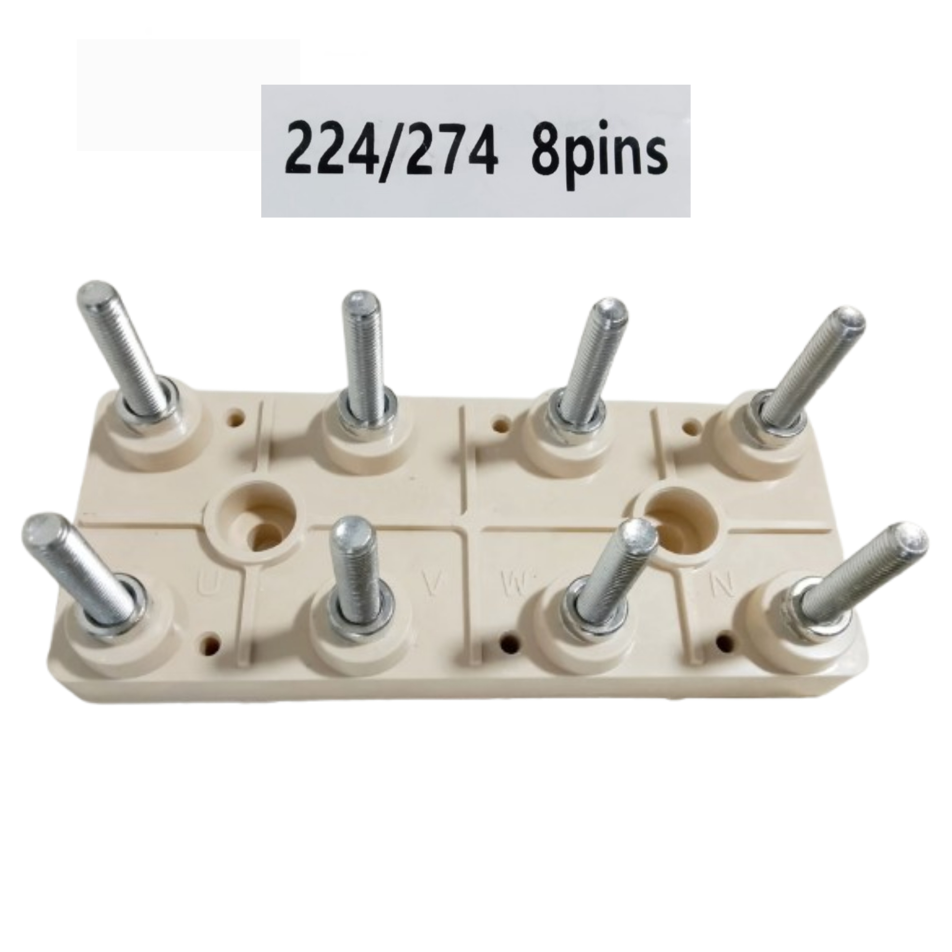 BORNERA DE CONEXIÓN 8 PINES APLICA PARA ALTERNADOR STAMFORD UC224/UC274 DE 30-220KW TRIFÁSICO