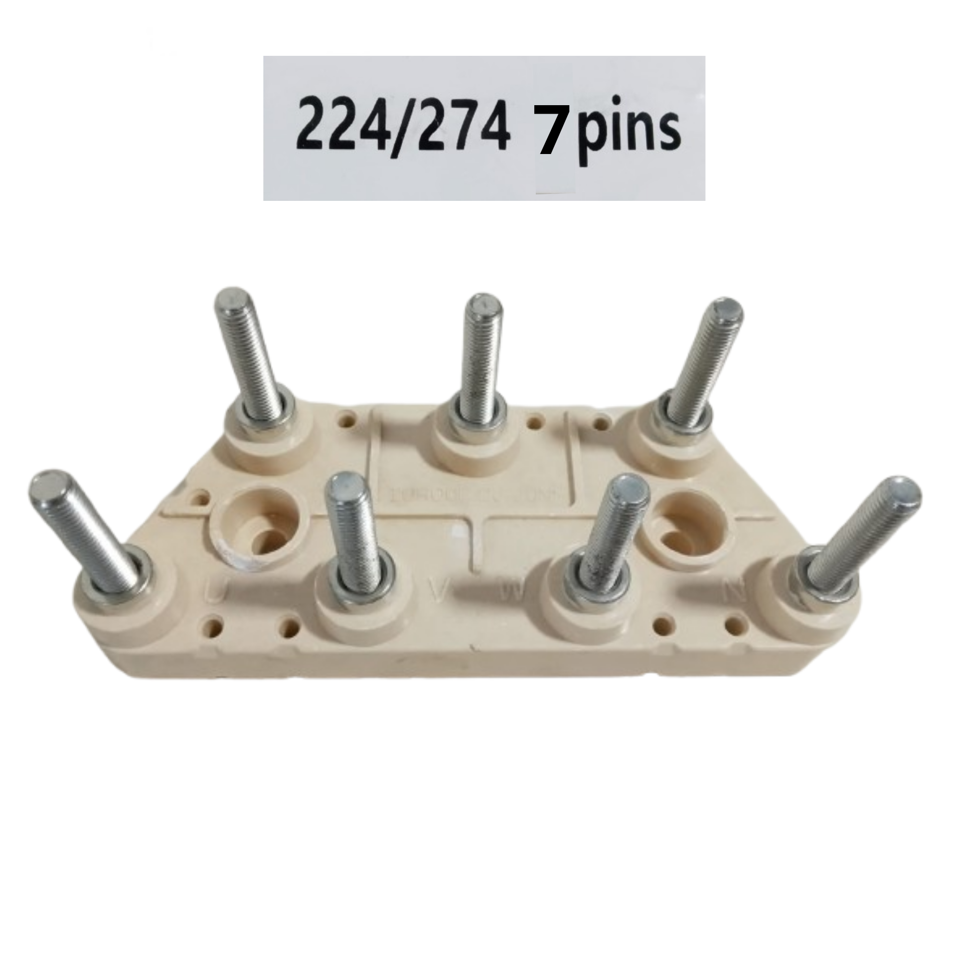 BORNERA DE CONEXIÓN 7 PINES APLICA PARA ALTERNADOR STAMFORD UC224/UC274 DE 30-176KW TRIFÁSICO