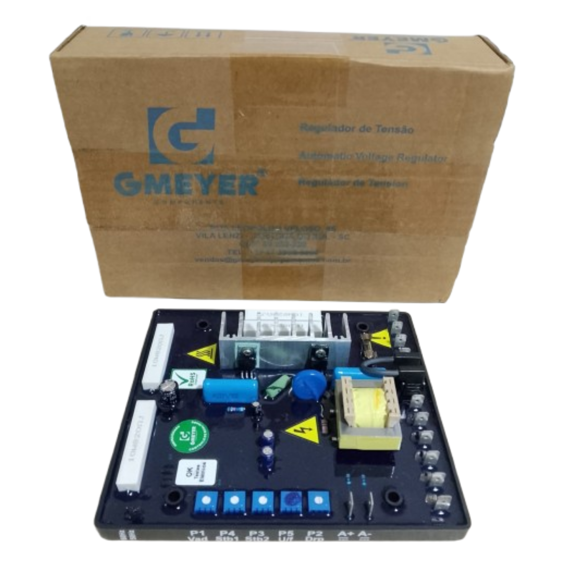 GRT7-TH4E APLICA PARA GENERADOR WEG / GRAMEYER / ENGGA SIN ESCOBILLAS AVR ORIGINAL