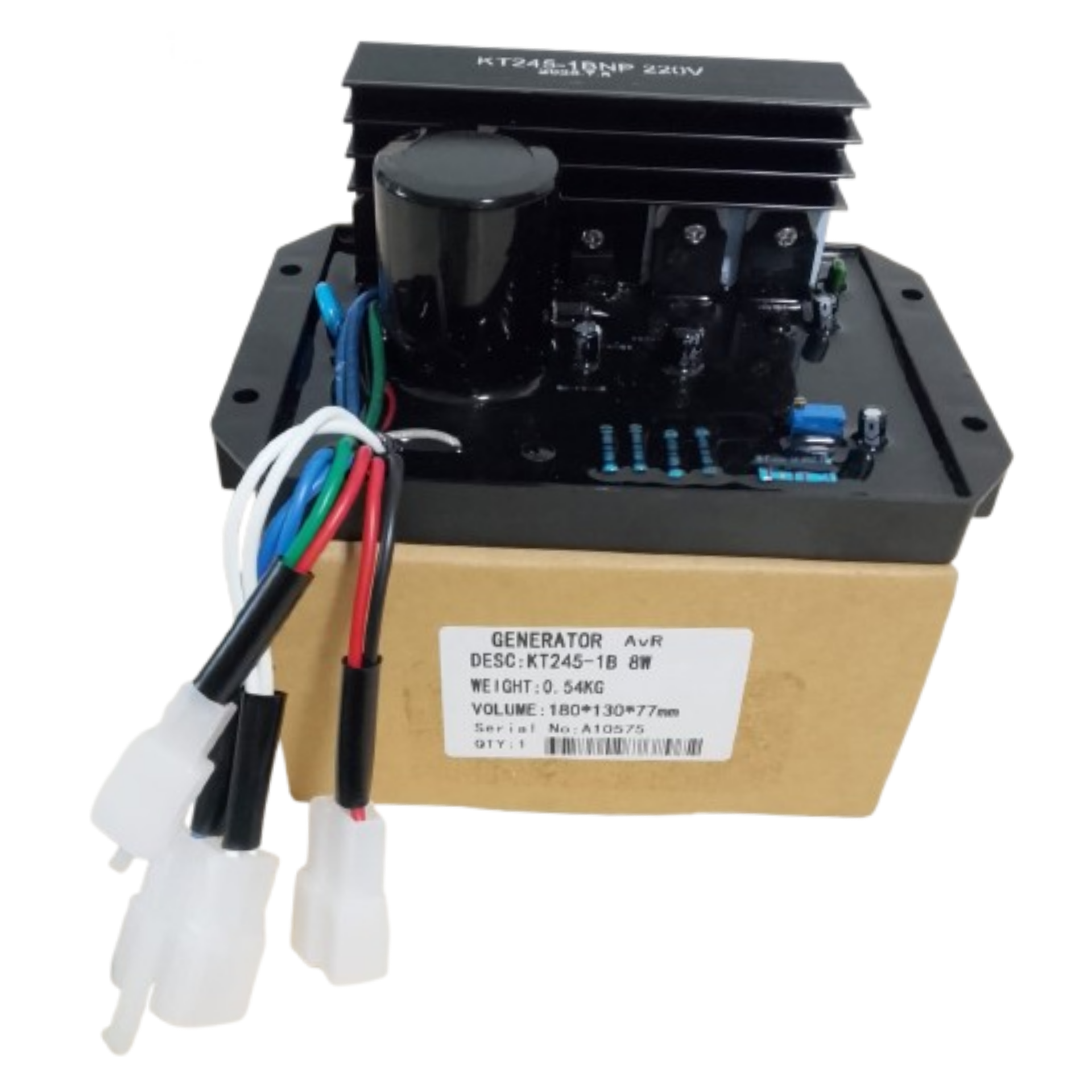 KT245-1BNP 220V 8-15KW 8 CABLES MONOFÁSICA APLICA PARA GENERADOR DIÉSEL / GASOLINA AVR GENÉRICA